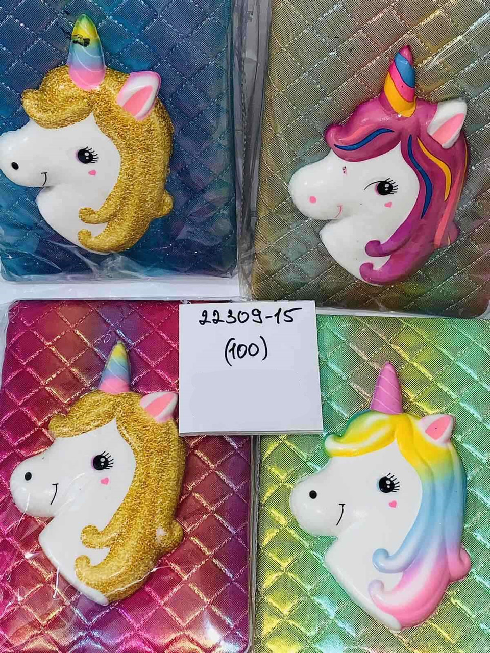 Блокнот м'який для дівчинки з Єдинорогом 22309-15 Н, фото 1