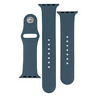 Ремешок для Apple Watch Band Silicone Two-Piece 38/40/41 mm Цвет 62, Granny grey
