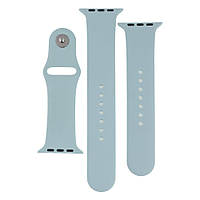 Ремешок для Apple Watch Band Silicone Two-Piece 42/44/45/49 mm Цвет 17, Turquoise