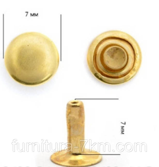 Хольнітен золотий, односторонній 7 мм.
Паковання/20000 шт., фото 1