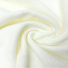Тканина фліс, відріз 50х50 см, колір кремовий