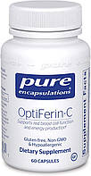 Pure Encapsulations OptiFerin-C / Оптиферин-С залізо 28 мг 60 капсул