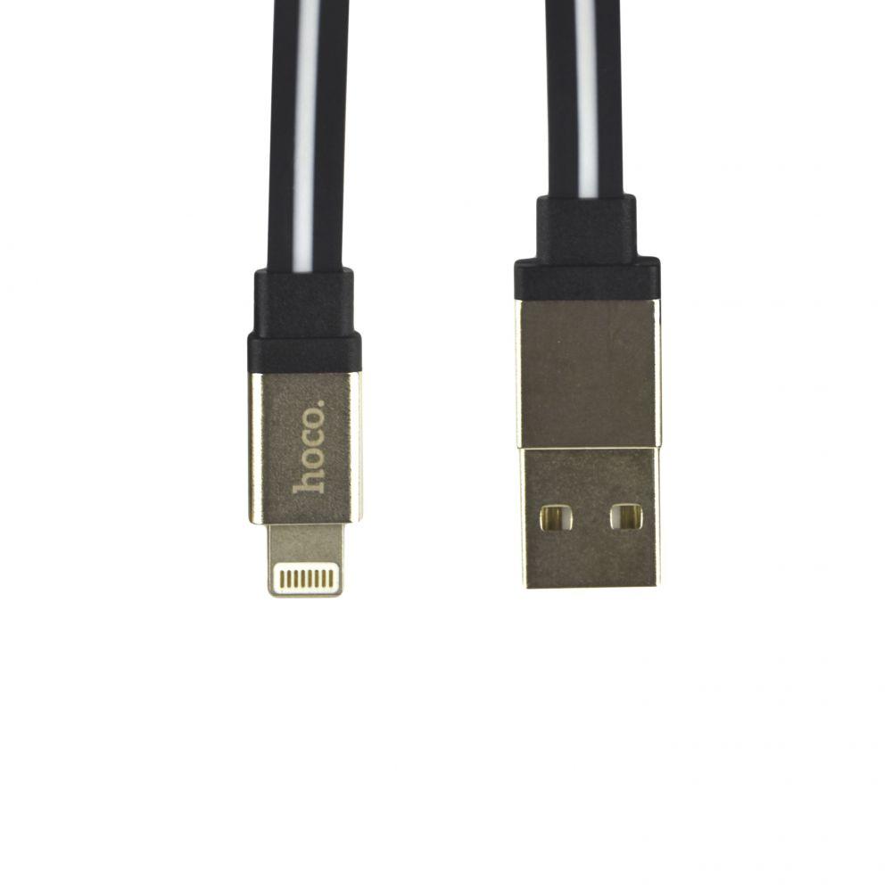 Кабель USB Hoco U103 Magnetic absorption charging data cable for Lightning Цвет Чёрный - фото 2 - id-p1860221985