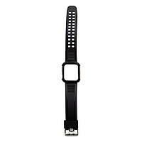 Ремешок для Apple Watch Band Silicone Shine + Protect Case 40/41 mm Цвет Black