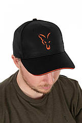 Бейсболка Fox Collection Baseball Black and Orange