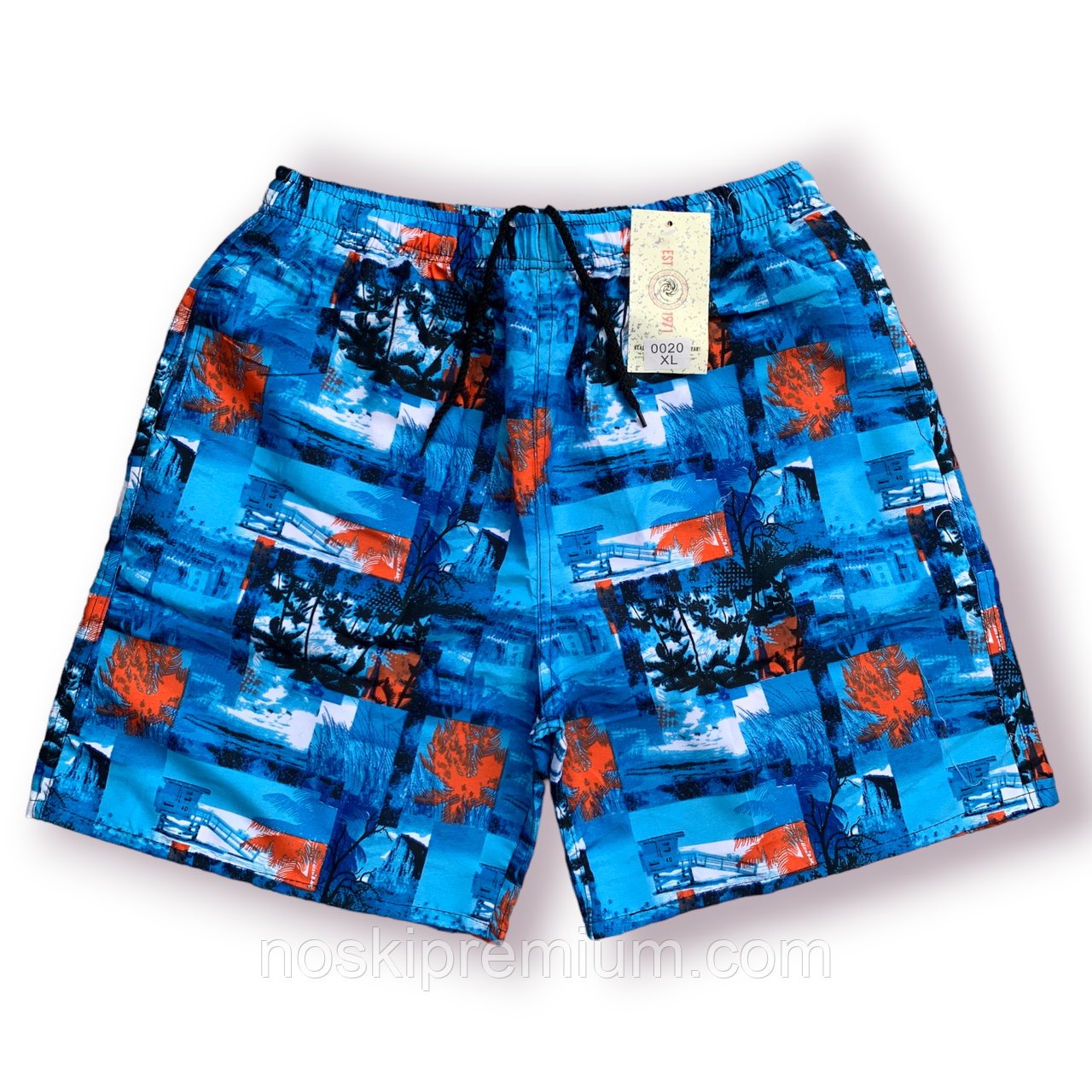 Шорти чоловічі Black Cyclone Est. 1971, розміри M-3XL, блакитні, 0020, фото 1