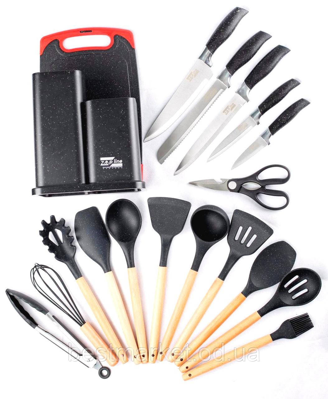 Набір Кухонного приладдя на Постачанні 19 Предметів Z.e.p.Line ZP-067, фото 1