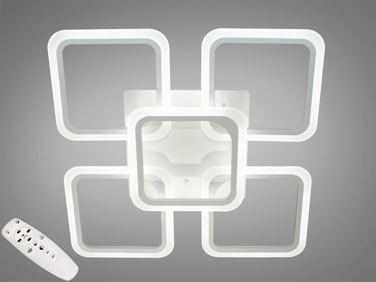 Модна стельова люстра A8060/4+1WH, фото 1