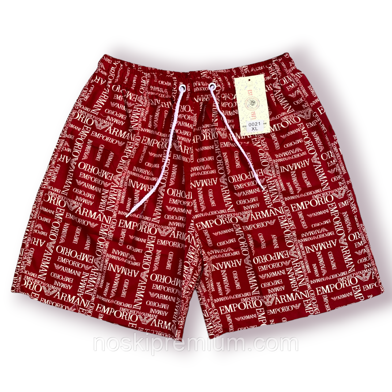 Шорти чоловічі Black Cyclone Est. 1971, розміри M-3XL, червоні, 0021, фото 1