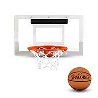 Баскетбольный щит Spalding MINI ARENA SLAM® 180° PRO прозрачный 71x42см 561034CN