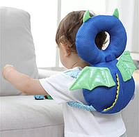 Подушка для защиты головы младенца Дракончик, подушка противоударная мультяшная Динозавр