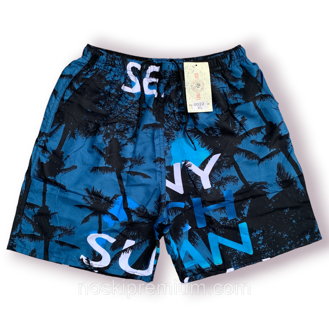 Шорти чоловічі Black Cyclone Est. 1971, розміри M-3XL, сині, 0022, фото 1