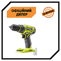 Дрель-шуруповерт аккумуляторная Ryobi R18DD7-0 ONE+ (18 В, двухскоростной) (Без АКБ и ЗУ) Топ 3776563