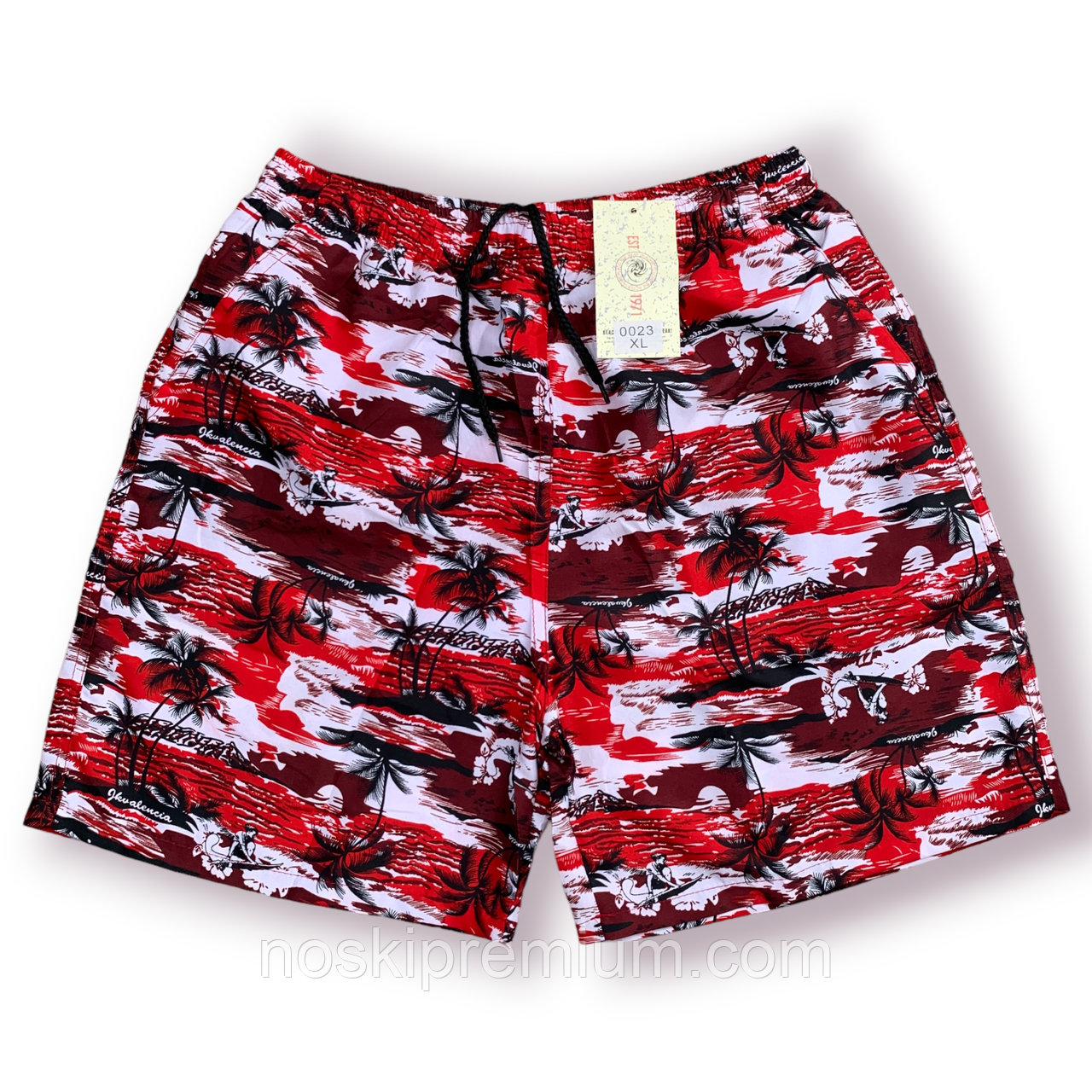 Шорти чоловічі Black Cyclone Est. 1971, розміри M-3XL, червоні, 0023, фото 1