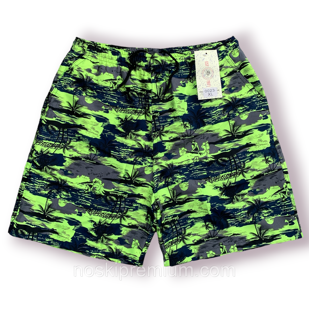 Шорти чоловічі Black Cyclone Est. 1971, розміри M-3XL, зелені, 0023, фото 1