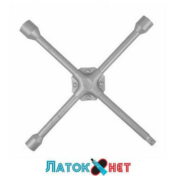 Ключ балконний хрестовий 17 мм х 19 мм х 21 мм х 1/2 HT-1604 Intertool посилений 355 мм