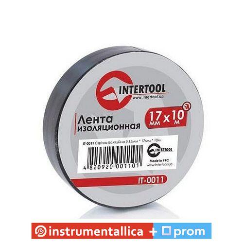Стрічка ізоляційна 0.15 мм х 17 мм х 10 м чорна IT-0011 Intertool