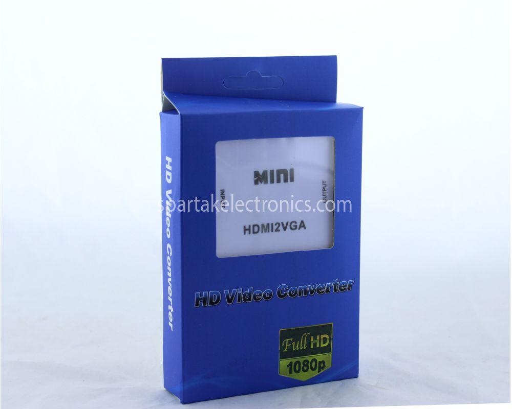 Конвертер HDMI to VGA/vga 001 (100) в уп. 100 шт.