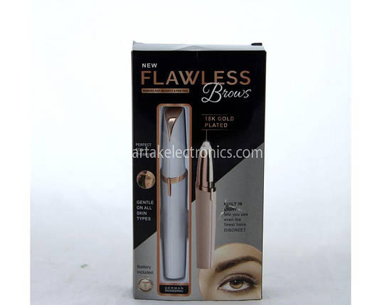 Тример для брів. eye brow epilater flawless brows BATTERY (100), фото 1