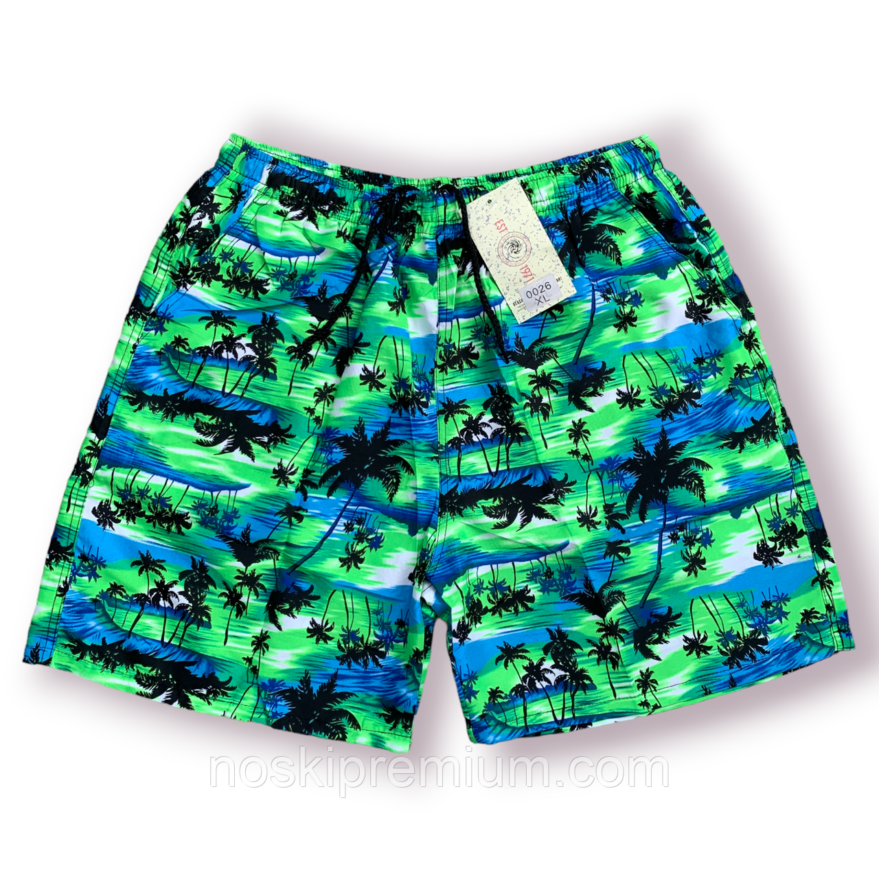 Шорти чоловічі Black Cyclone Est. 1971, розміри M-3XL, зелені, 0026, фото 1