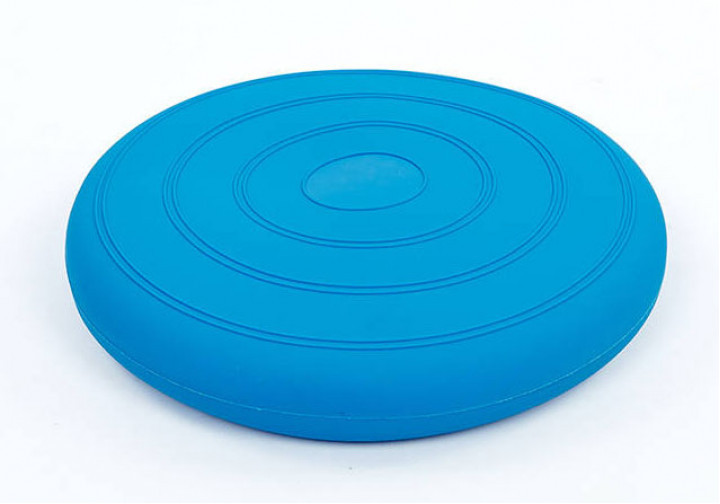 Балансувальна масажна подушка гладка EasyFit Balance Cushion Синій