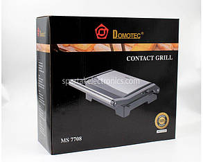 Сендвічниця Domotec MS 7708 контактний гриль (Тольки шухлядою!!! (6), фото 1