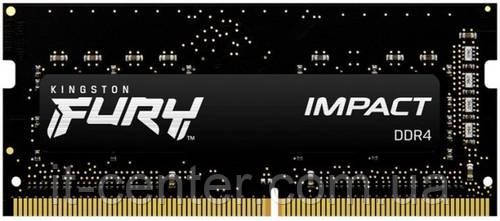 Модуль пам`яті SO-DIMM 8GB/3200 DDR4 Kingston Fury Impact (KF432S20IB/8)