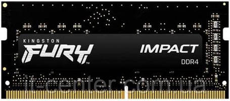 Модуль пам`яті SO-DIMM 8GB/3200 DDR4 Kingston Fury Impact (KF432S20IB/8), фото 1