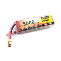 Аккумулятор Li-Po 4s 5000 mAh 14.8v 100C Аккумулятор ZOP Power 14.8v Lipo 4s (XT60)