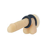 Подвійне ерекційне кільце LUX Active – Tug – Versatile Silicone Cock Ring, фото 5