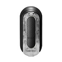 Мастурбатор Tenga Flip Zero Electronic Vibration Black, змінна інтенсивність, розкладний