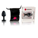 Анальна пробка Dorcel Geisha Plug Ruby XL з кулькою всередині, створює вібрації, макс діаметр 4,5 см, фото 3