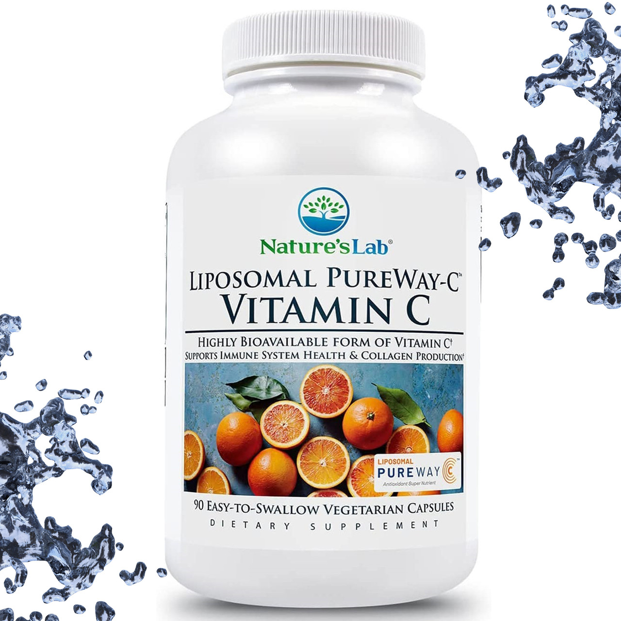 Ліпосомальний вітамін C Nature'sLab Liposomal PureWay-C Vitamin C, 90 капсул