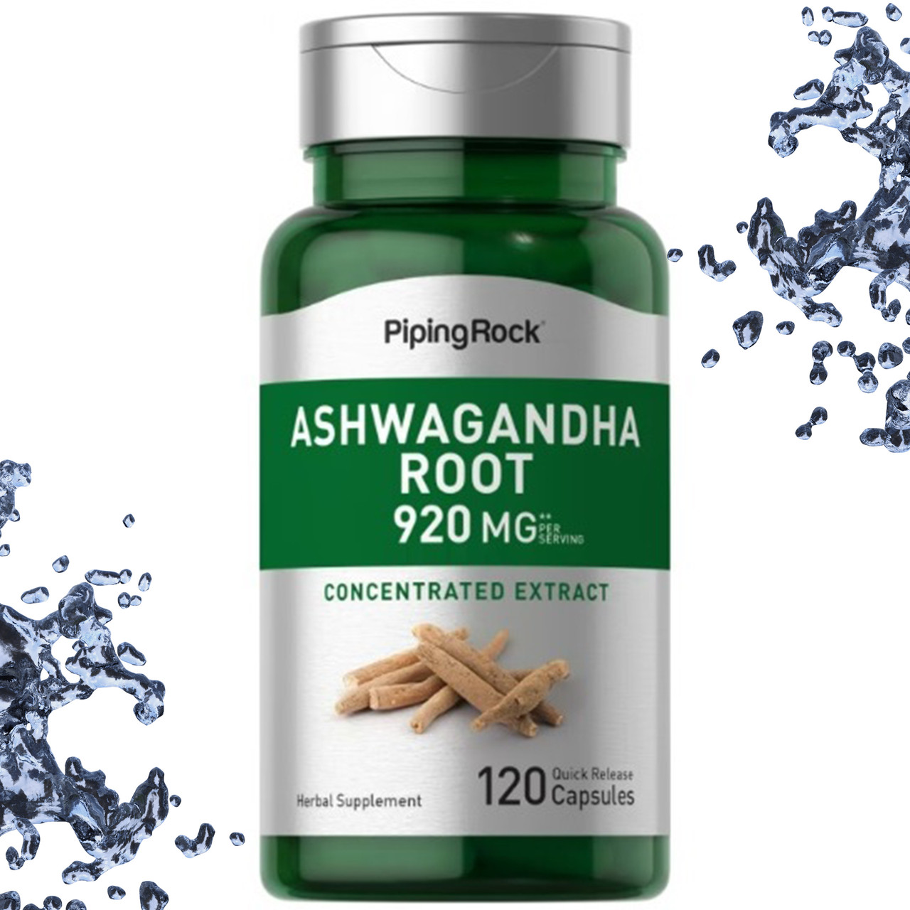 Ашваганда Piping Rock Ashwagandha Root 920 мг на порцію 120 капсул