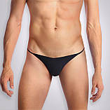Чоловічі трусики XS-2XL з силіконовою анальною пробкою Art Sex - Sexy Panties plug size L Black, фото 2