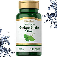 Гінкго білоба Piping Rock Ginkgo Biloba 120 мг 100 капсул