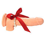 Прикраса на пеніс із перлинами "Подарунок" Art of Sex - Gift, фото 2