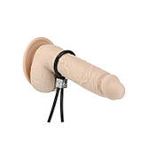 Ерекційне кільце-ласо LUX Active Tether Adjustable Silicone Cock Tie, регульоване, фото 6