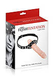 Кляп із подвійним фалоімітатором Fetish Tentation – Double Penis Gag Flesh, фото 2