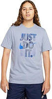 Футболка Nike M NSW TEE 12MO JDI голубая DZ2993-493