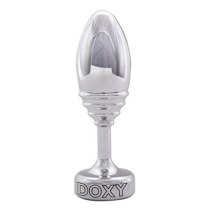 Анальний корок DOXY Butt Plug RIBBED, фото 1