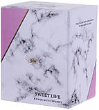 Кухоль порцеляновий Coffee Prelude "Mr" 380 мл з кришкою і ложкою, синій, фото 2