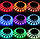 Світлодіодна LED стрічка 5m, на діодах 5050 SMD RGB 60led/m, 12V IP20, на чорній підкладці, фото 3