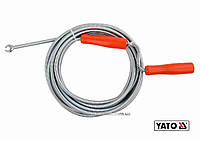 Трос для очищення каналізаційних труб YATO : Ø= 9 мм, l= 5 м [10]