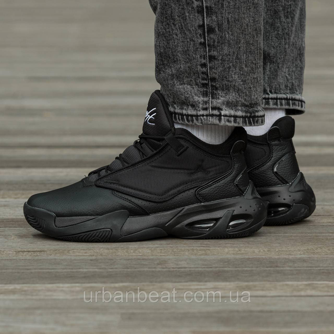 Чоловічі баскетбольні кросівки Jordan Max Aura 4 All Black, фото 1