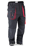 Штани робочі YATO чорно-червоні, розм. XXL [20]