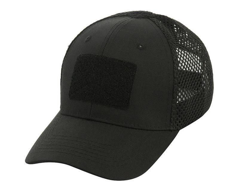 Кепка дихаюча, тактична літня бейсболка M-Tac Vent plus velcro Flex RipStop - Black