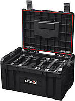 Ящик з 5 секціями для органайзерів YATO 240х 450х 320 мм, 23В для складаних модулів S12, S1 [1]