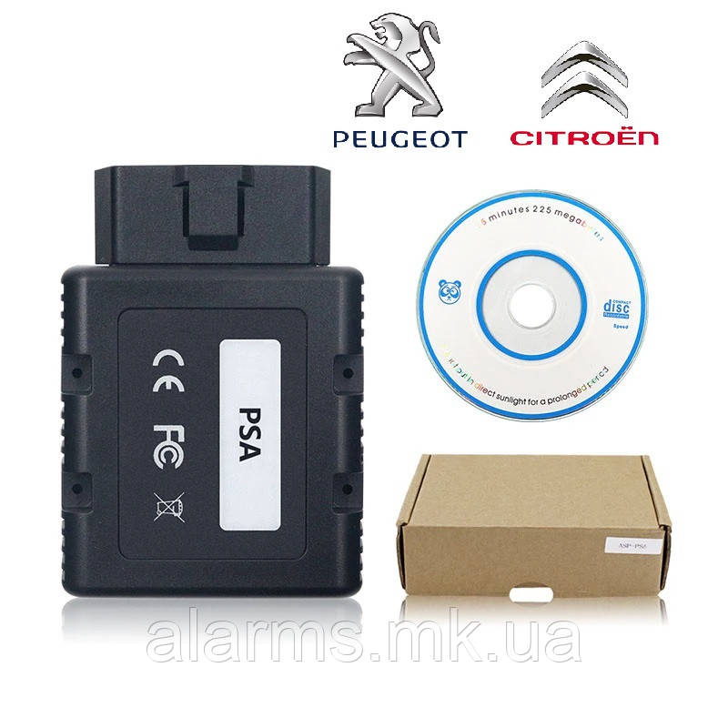 Діагностичний сканер PSA-COM Bluetooth PSA Peugeot Citroen. Російська мова. Lexia3 Diagbox