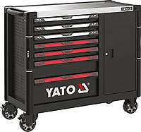 Шафа-візок для інструментів YATO з 7 шуфлядами і додатк. скринькою, 1100х 990х 480 мм [1]